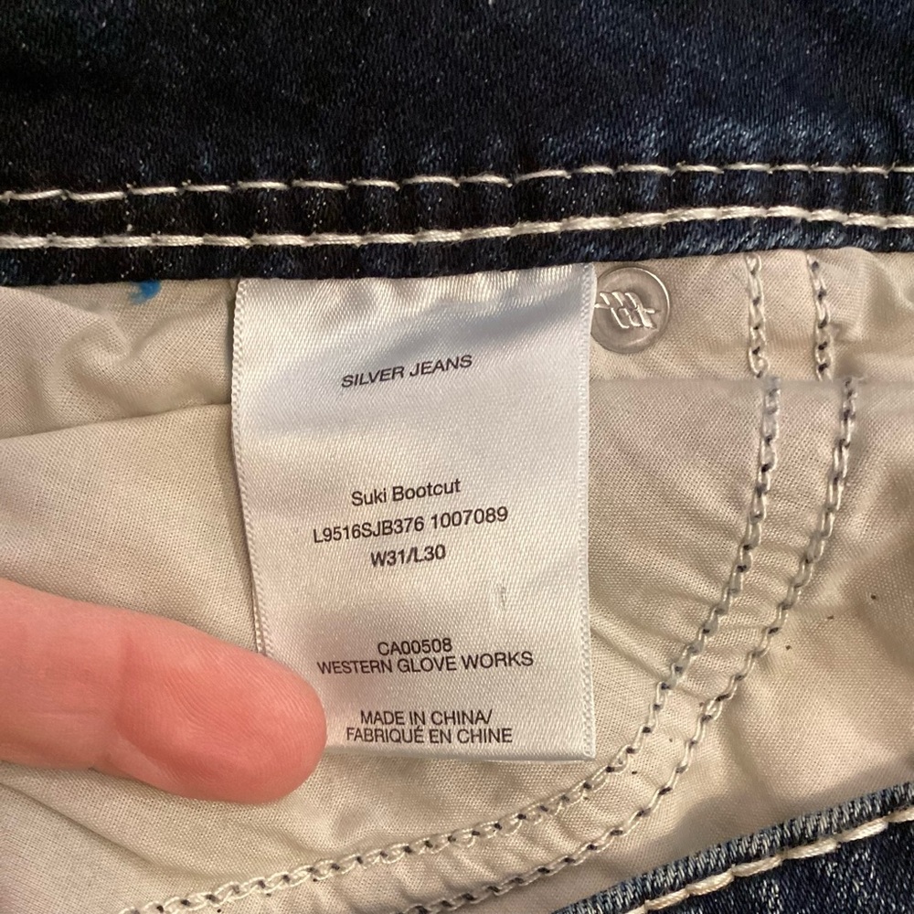 Silver Jeans W31/L30 NWT Suki Curvy Mid Rise Bootcut Women’s Jeans L9516SJB376 - Picture 14 of 16